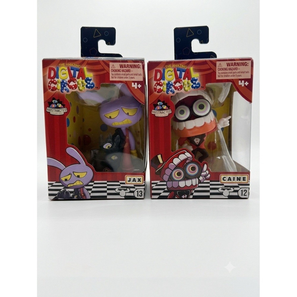 The Amazing Digital Circus 4" Figure - #12 & #13 - JAX & CAINE ❌Box Damage❌